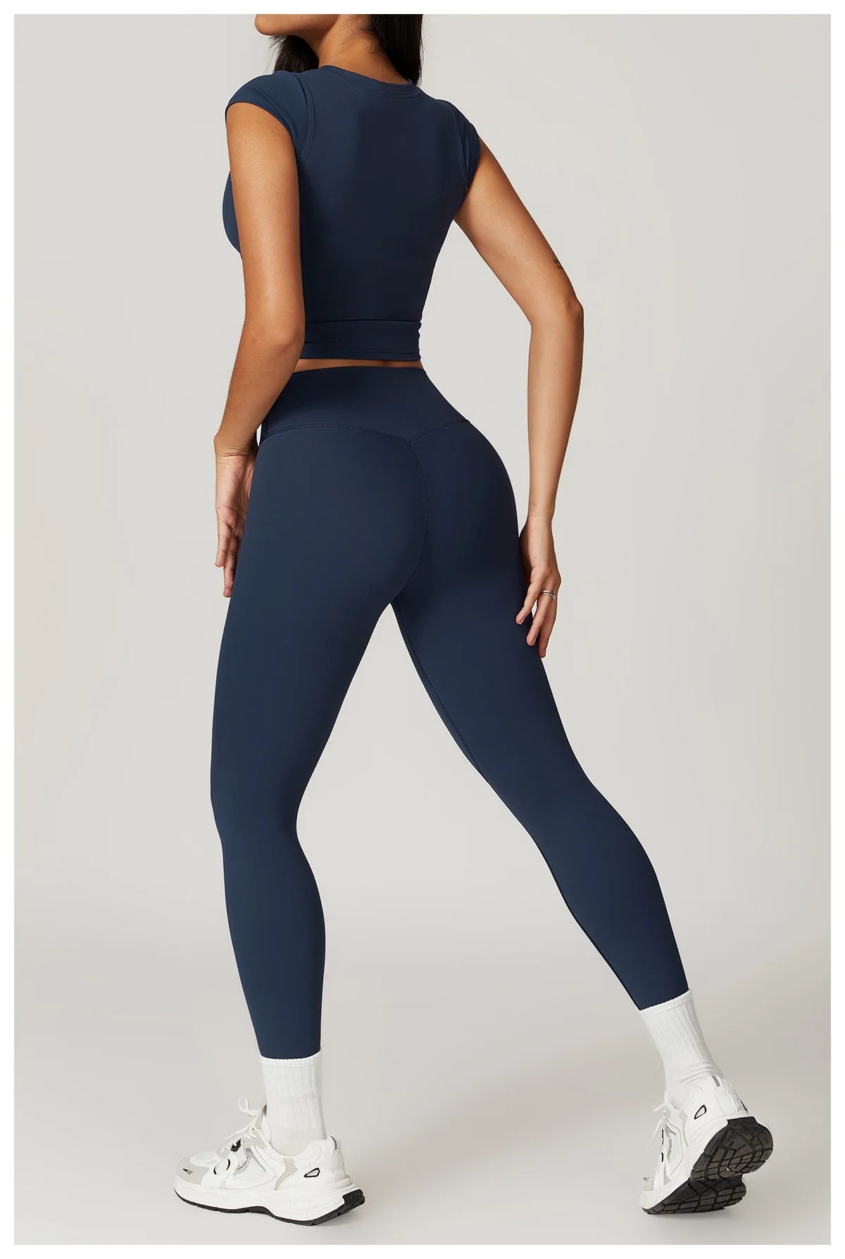Women Yoga Set Leggings Skirt
