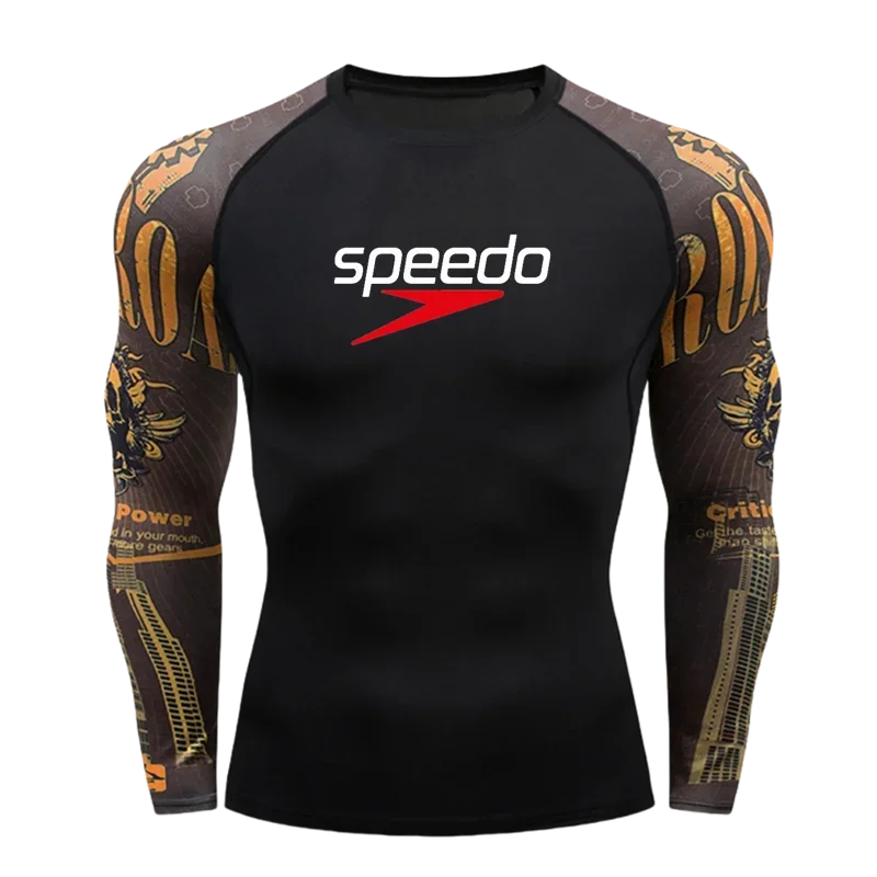 Men Compression Shirt Rashguard