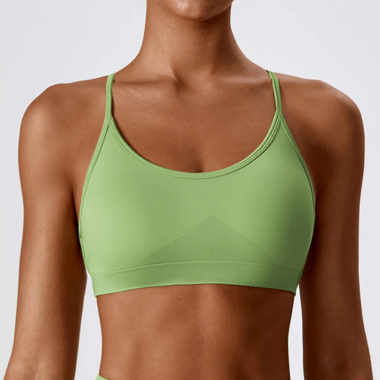 Women Sports Bra Cross Strap