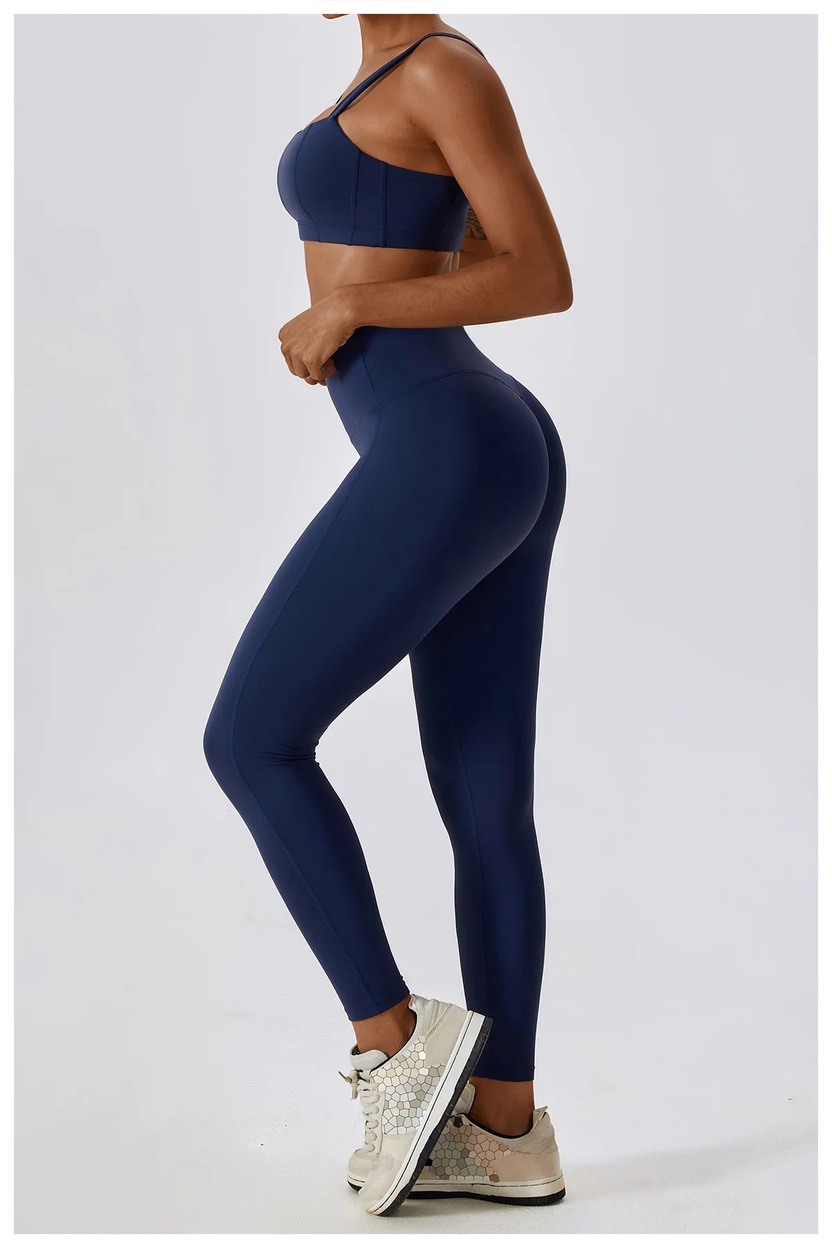 Women Yoga Set Nude Bra Leggings