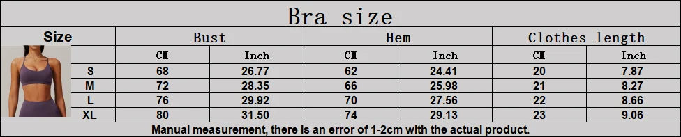 Women Sports Bra Push Up High Strength
