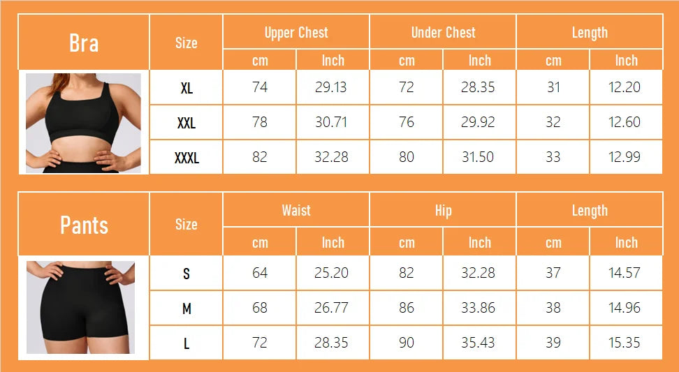 Women Yoga Set Plus Size Two Piece