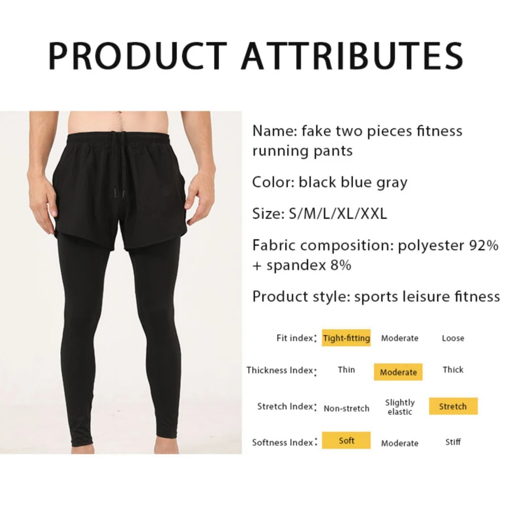 Men Basketball Shorts Tights Pants