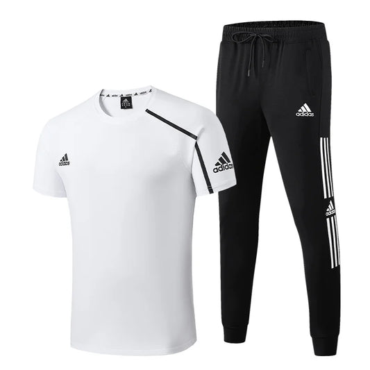 Men Gym Set Short Sleeve