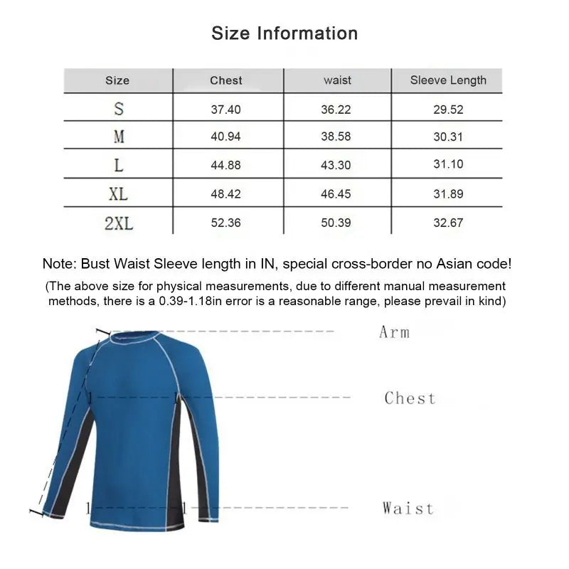 Men UV Protection Shirt Long Sleeve