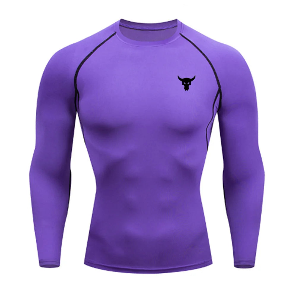 Men Compression Shirt Long Sleeve