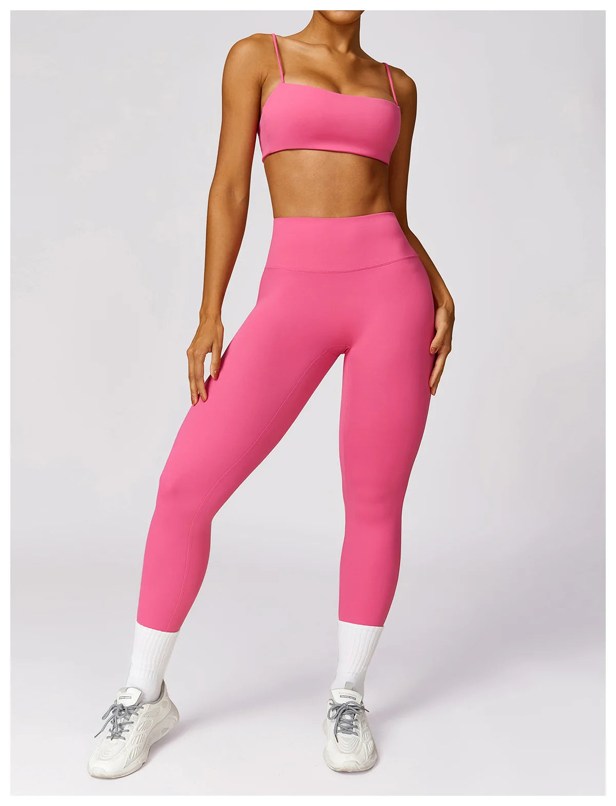 Women Yoga Set Beauty Back Bra Leggings