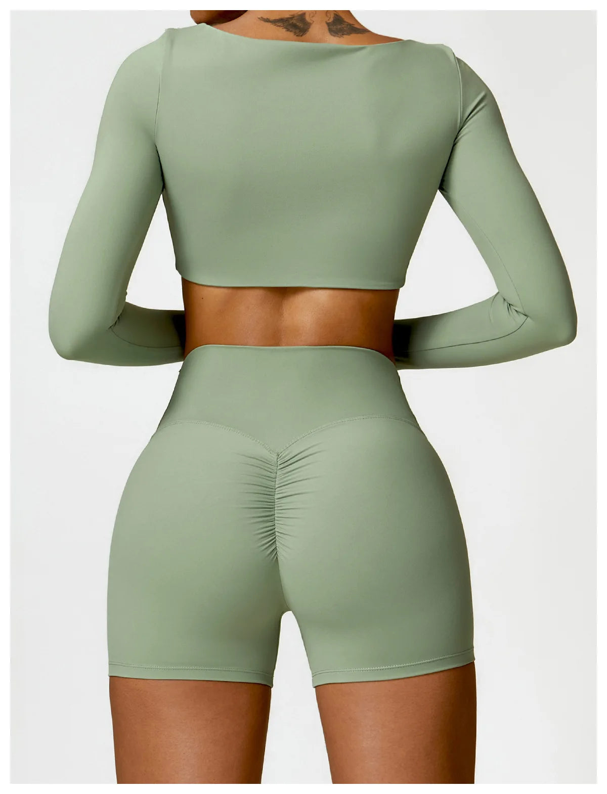Women Yoga Tracksuit Set Long Sleeve