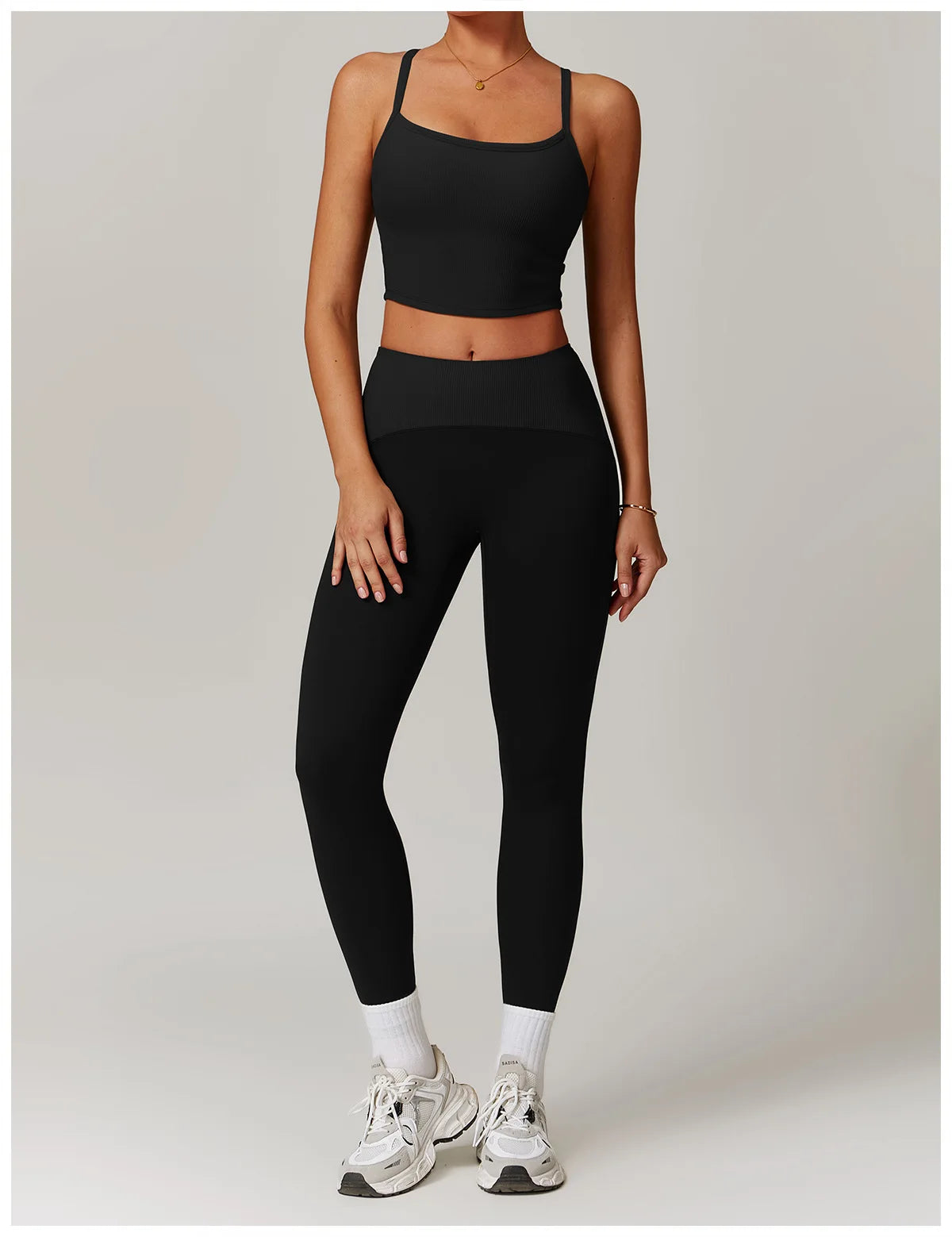 Women Yoga Set Jacket Bra Leggings