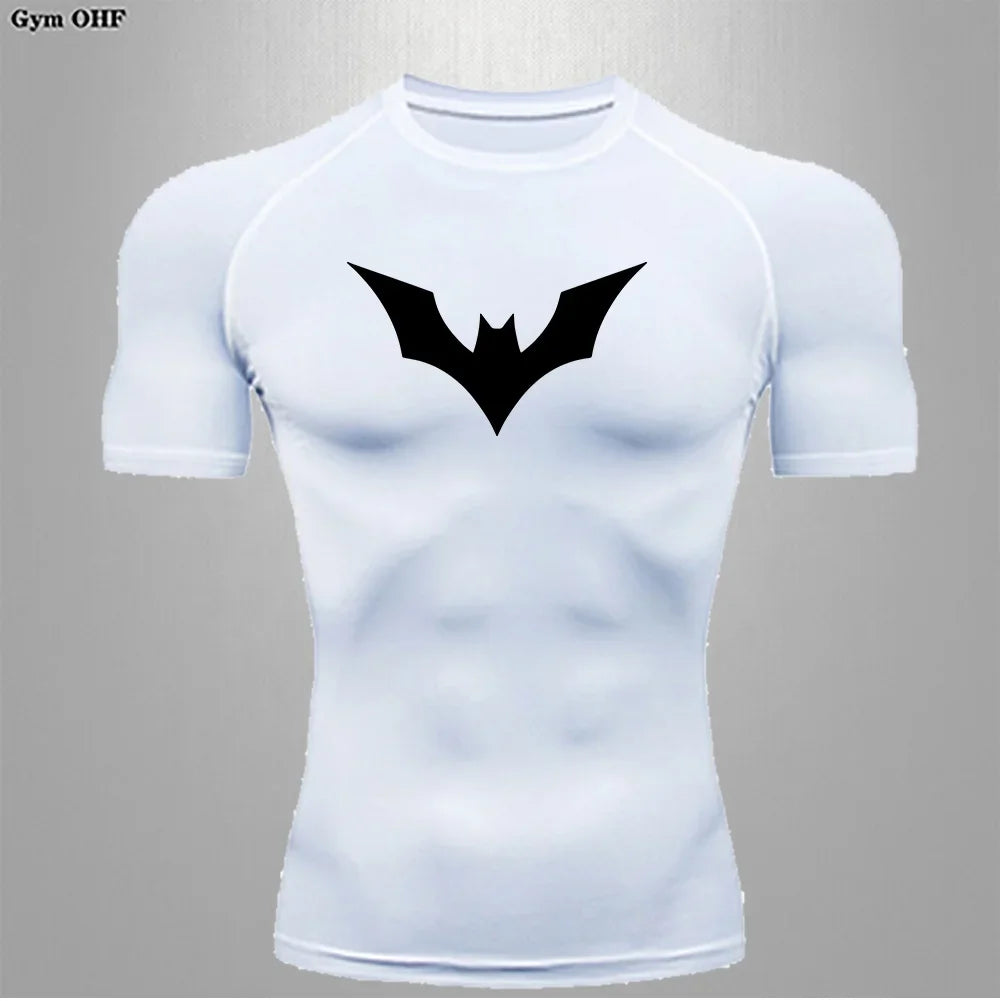 Men Compression T Shirt Short Sleeve