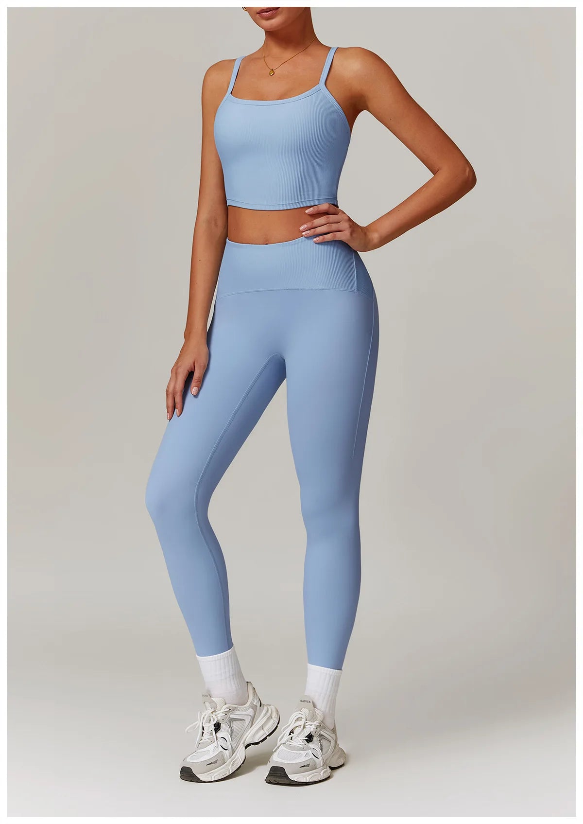 Women Yoga Set Jacket Bra Leggings