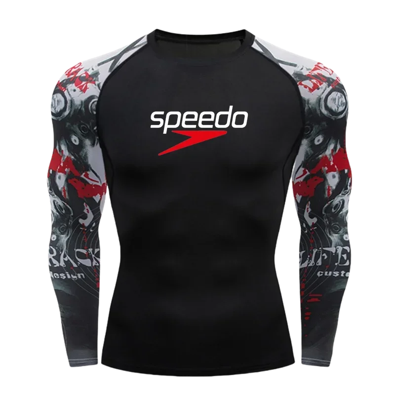 Men Compression Shirt Rashguard