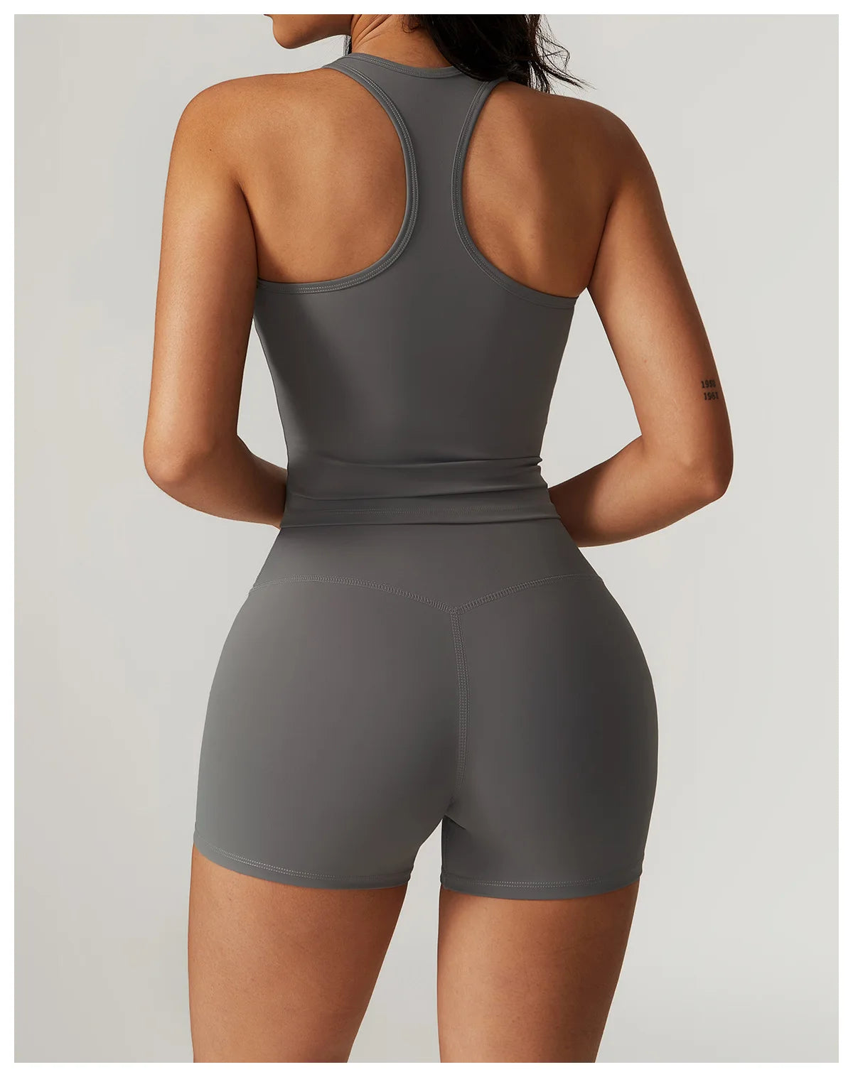 Women Yoga Set Leggings Skirt
