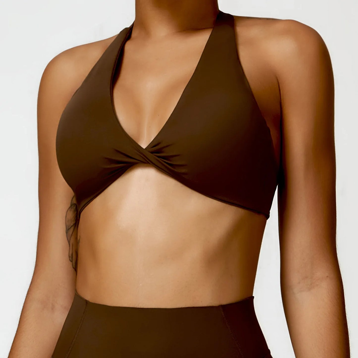 Women Sports Bra Halter Push Up