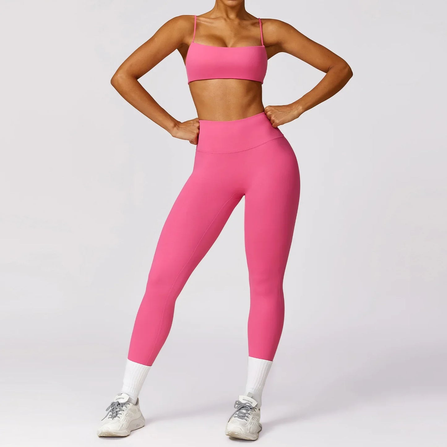 Women Yoga Set Beauty Back Bra Leggings