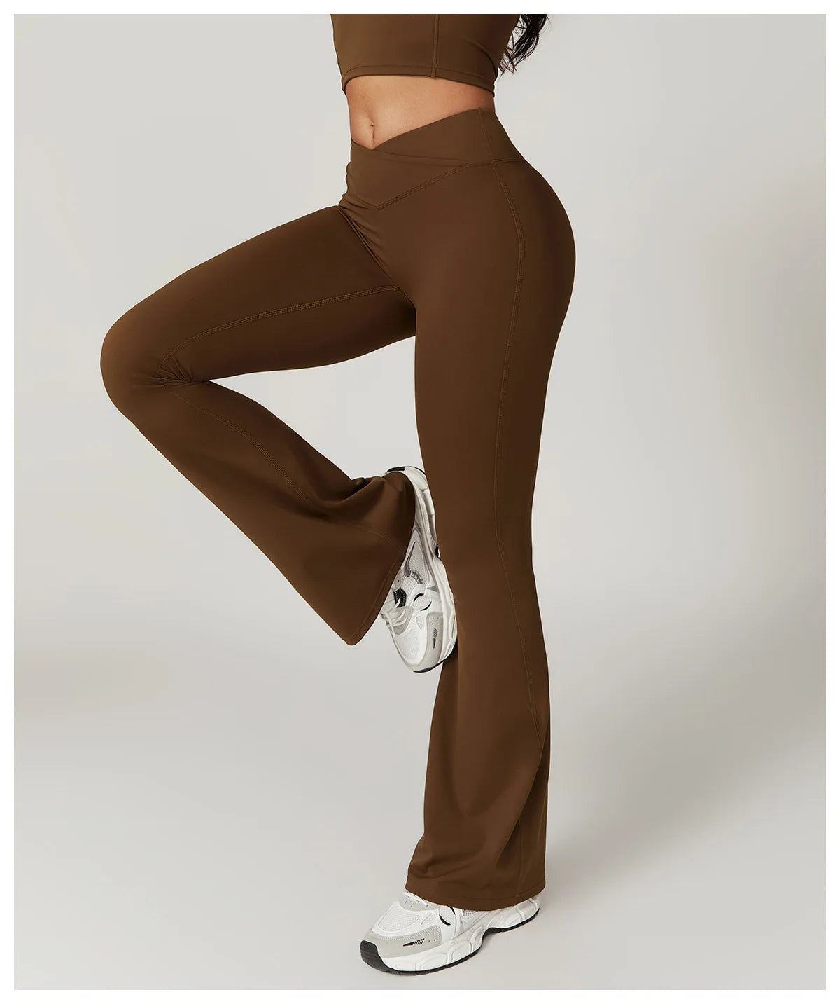 Women Leggings High Waist Flared Pants
