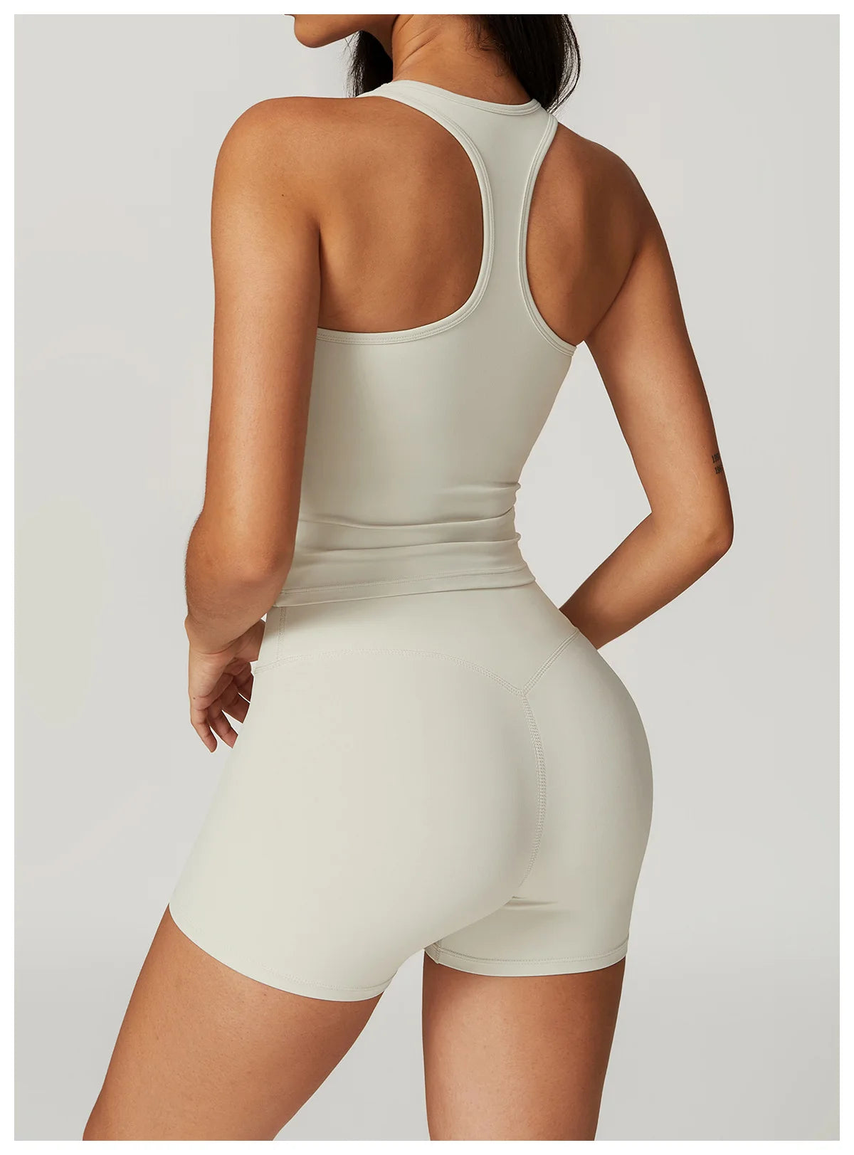 Women Yoga Set Leggings Skirt