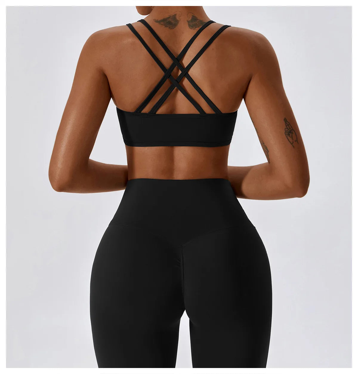 Women Yoga Set Nude Bra Leggings