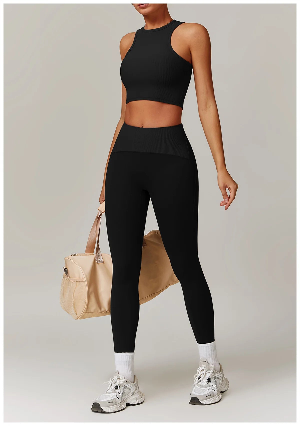 Women Yoga Set Jacket Bra Leggings