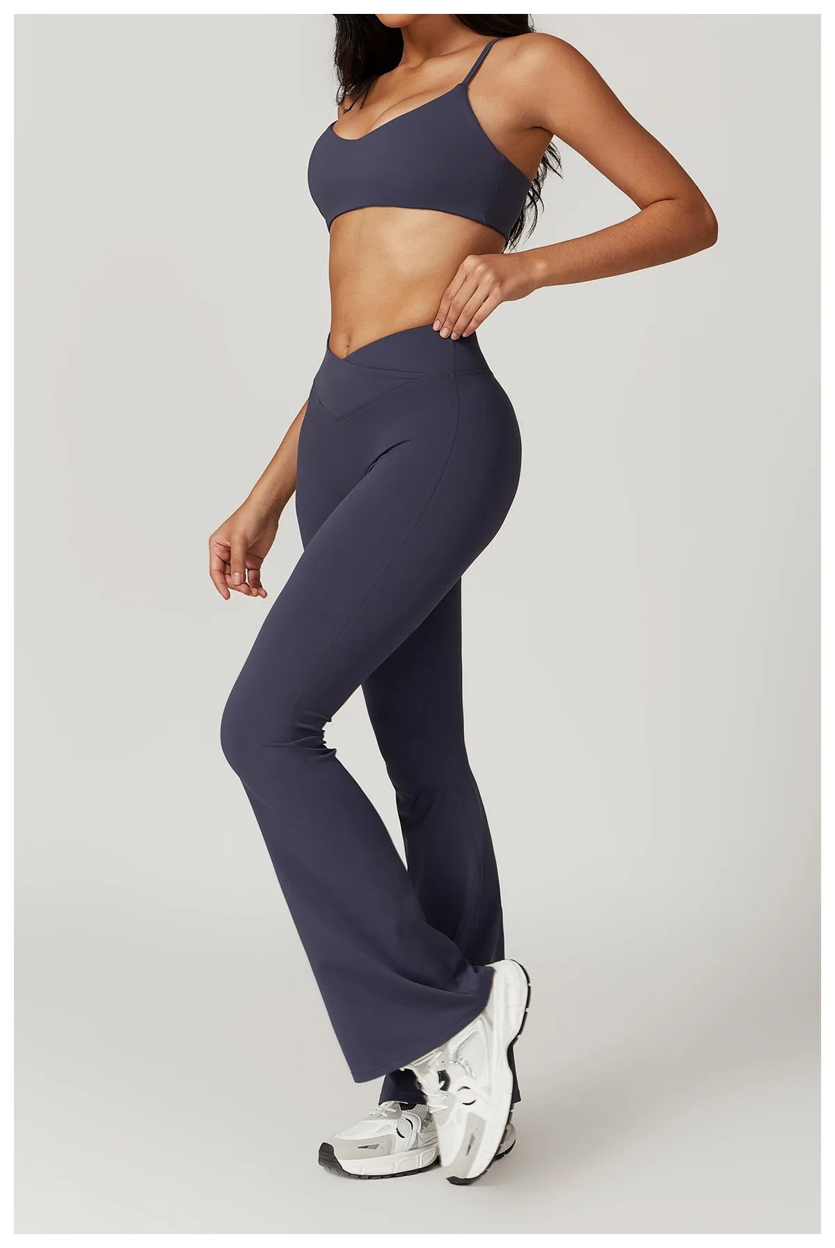 Women Yoga Set Crop Top Leggings
