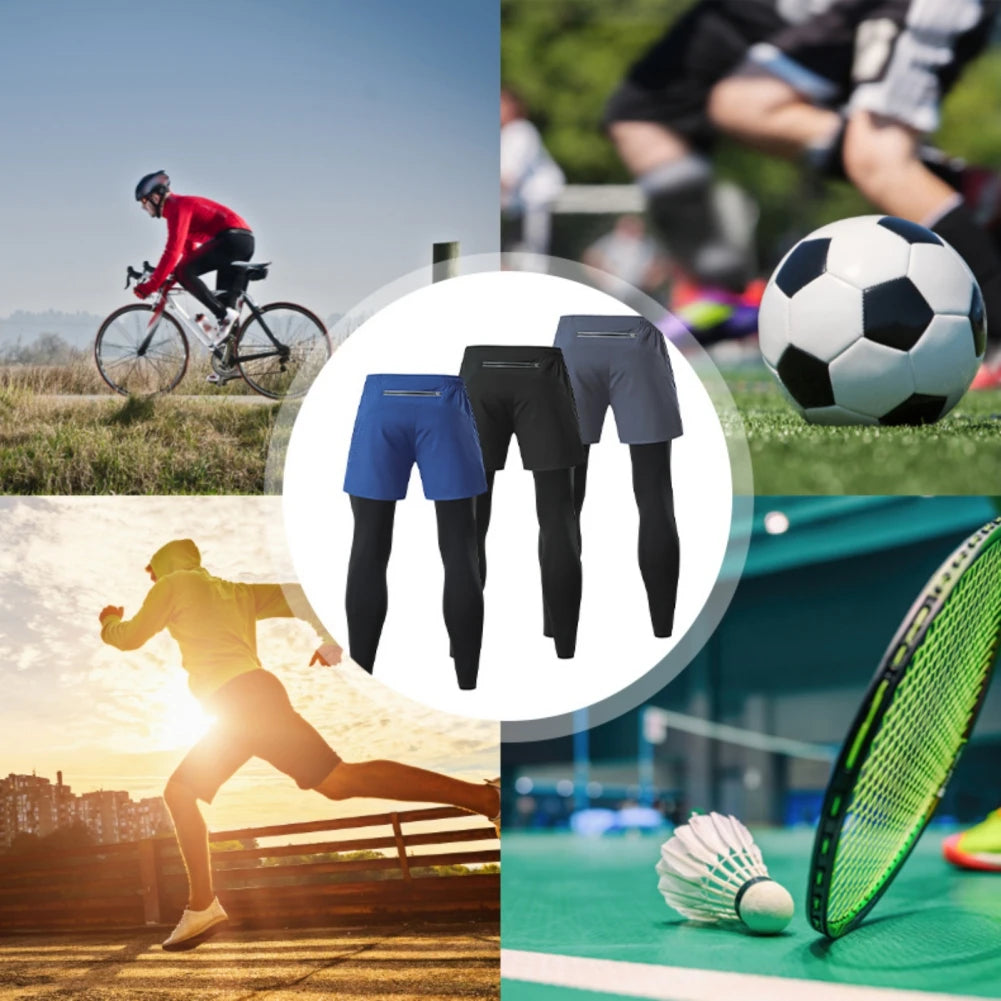 Men Basketball Shorts Tights Pants