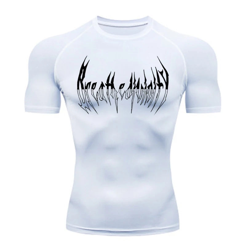 Men Compression Shirt Black Long Sleeve