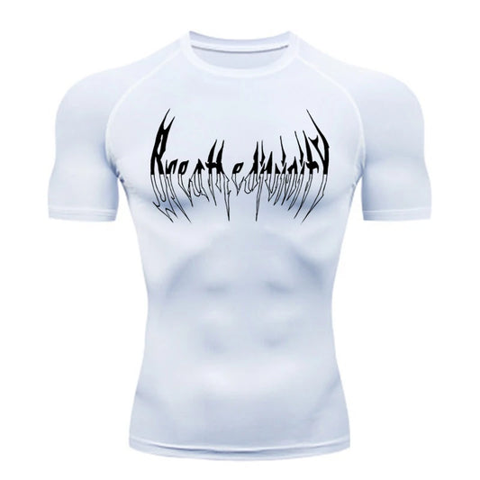 Men Compression Shirt Black Long Sleeve