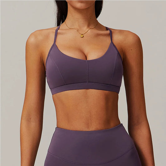 Women Sports Bra Push Up High Strength