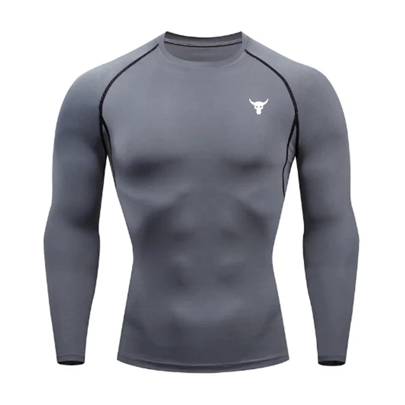 Men Compression Shirt Long Sleeve