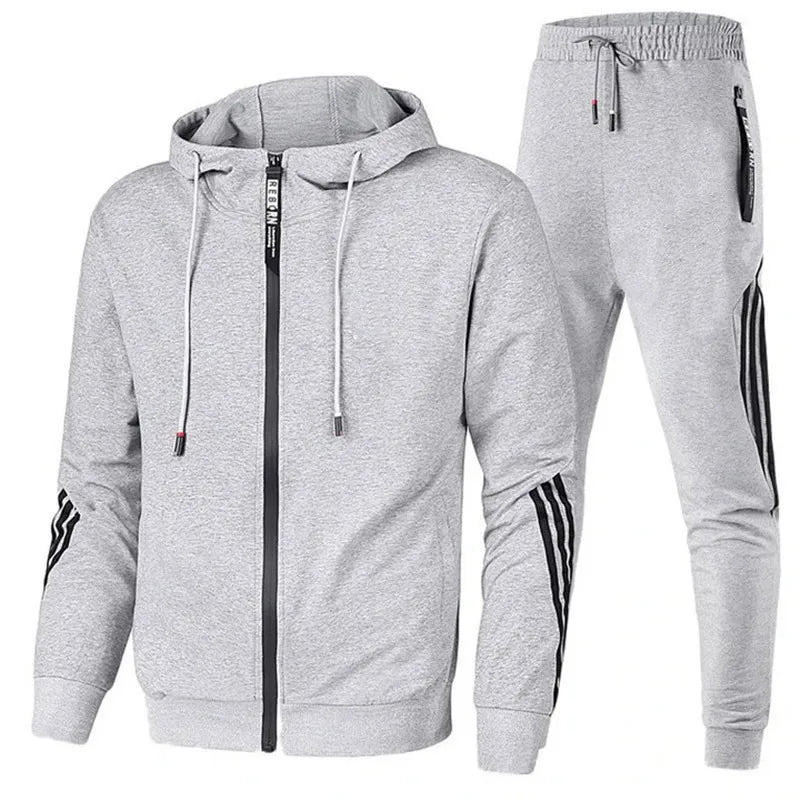 Men Tracksuit Hoodie Pants Set
