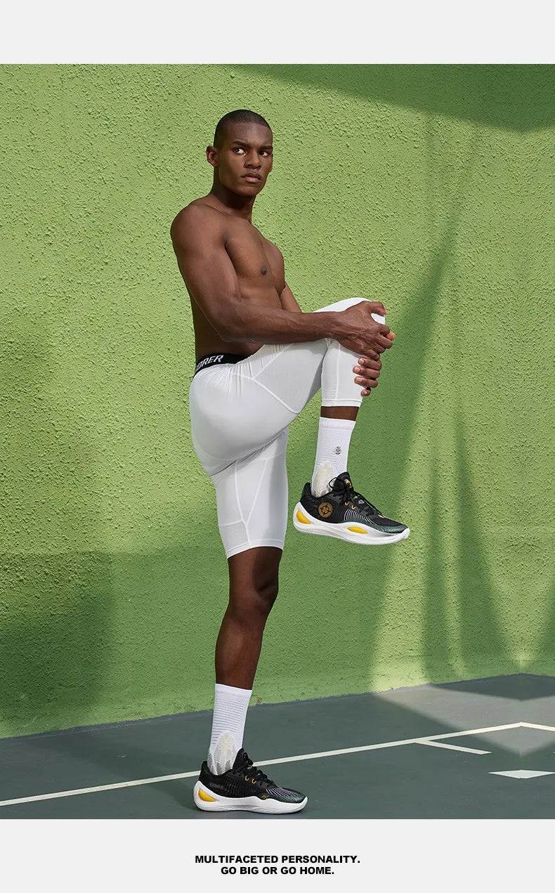 Men Compression Pants Basketball Training