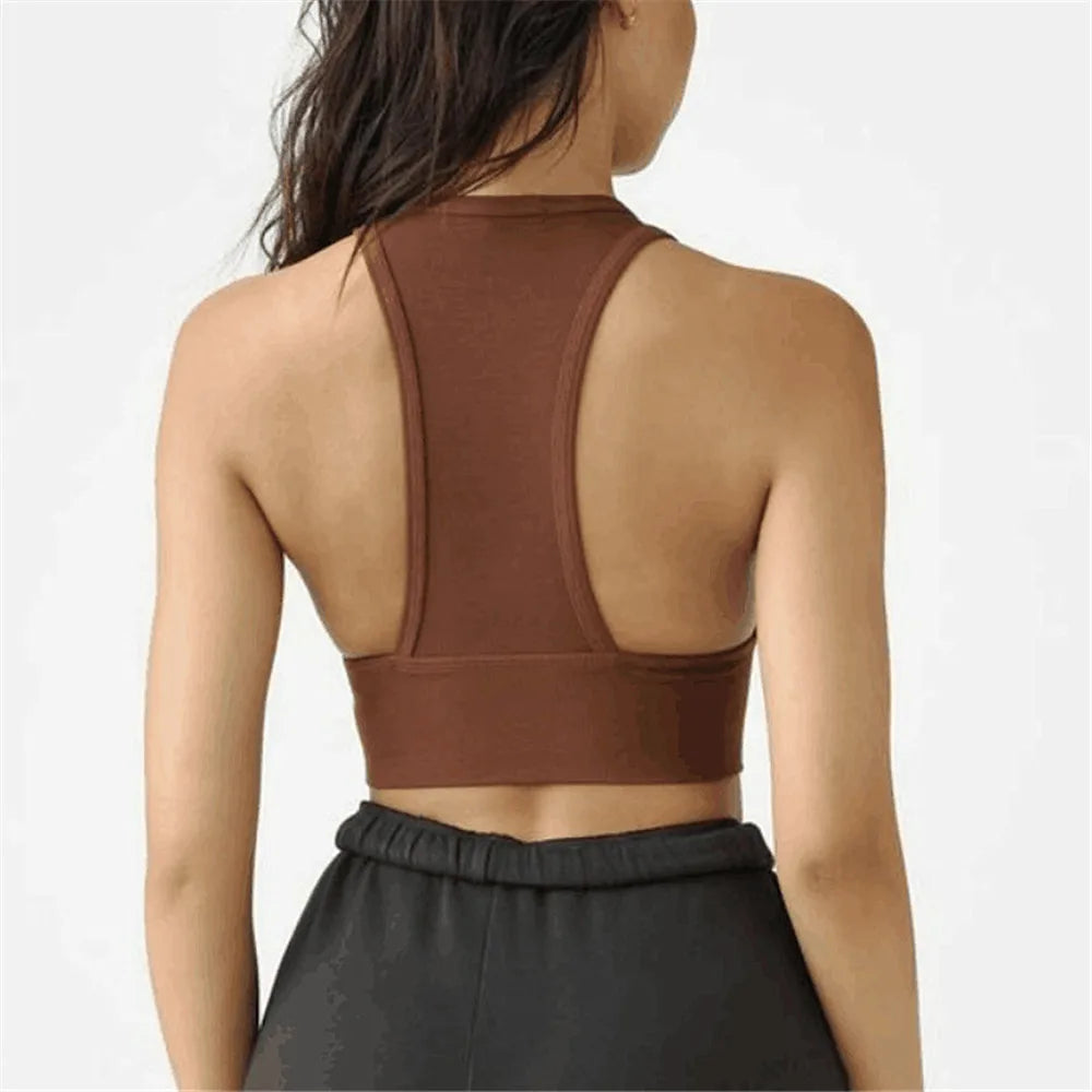 Women Sports Bra Strap Nylon Vest