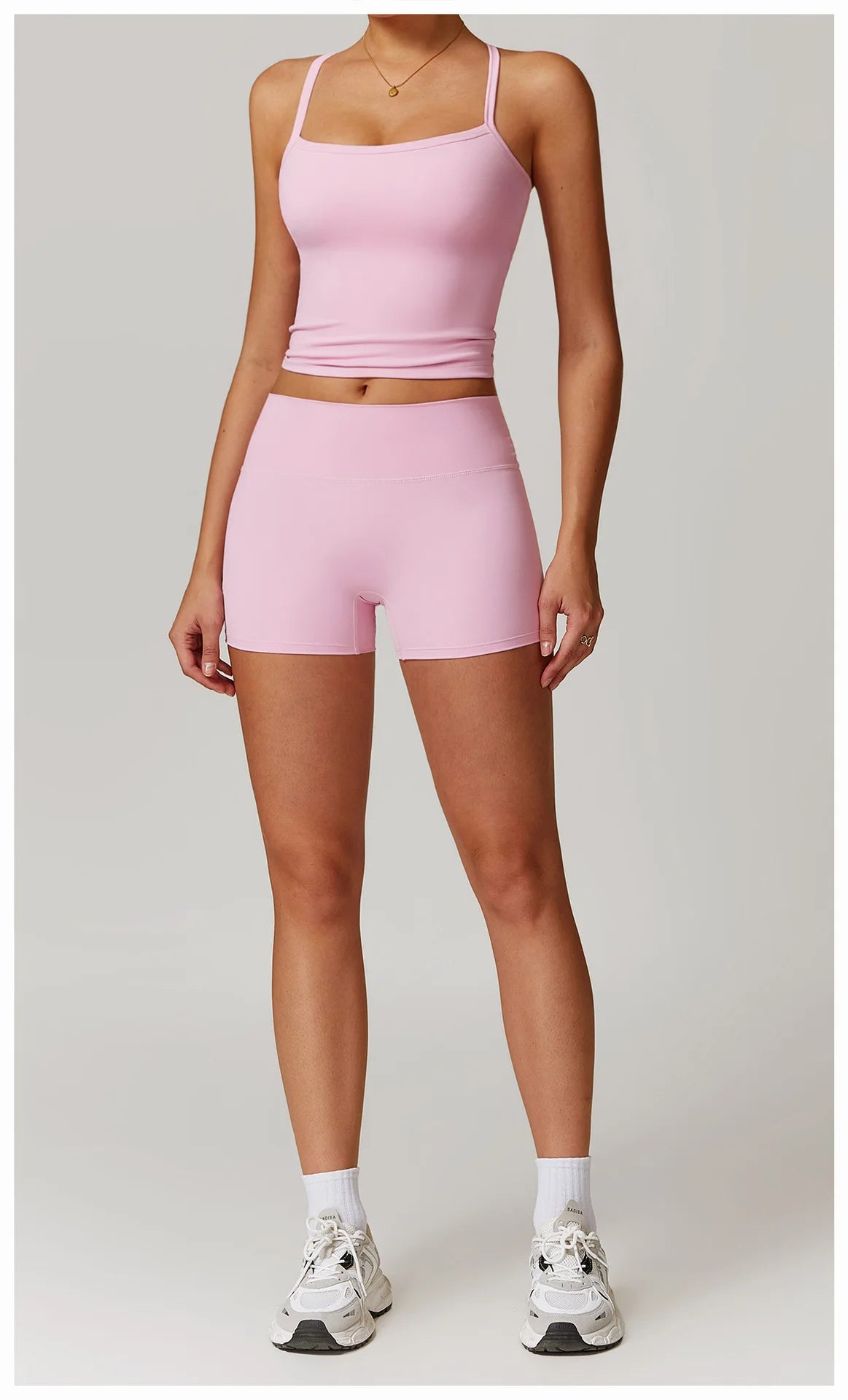 Women Yoga Set Crop Leggings