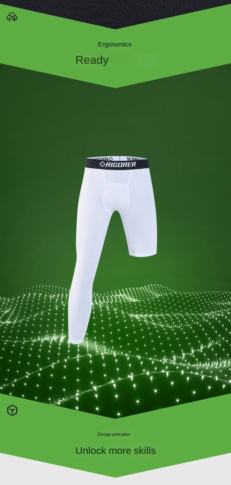 Men Compression Pants Basketball Training